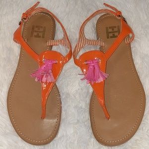 TOMMY HILFIGER Orange & Pink Sandals